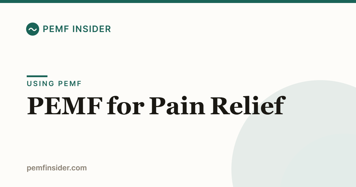 PEMF for Pain Relief