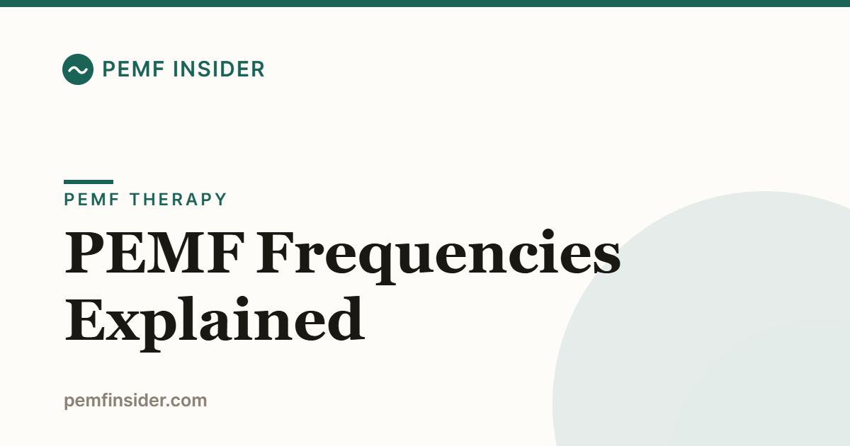 PEMF Frequencies Explained